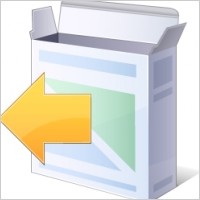 Cover box with left arrow