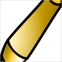 Crayon Icon clip art