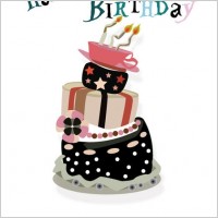 Crazy birthday cake