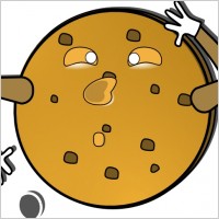 Crazy Cookie clip art