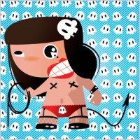 Crazy Girl Cartoon