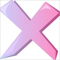 Cross Wrong X Icon clip art