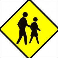 Crossing Adult clip art