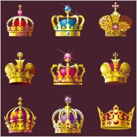 Crown Vector Set