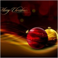 crystal style vector 4 christmas ball hanging