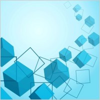 Cubes Background Vector