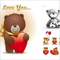 cubs and red vector