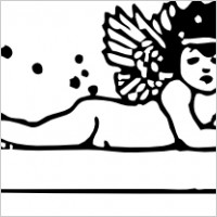 Cupid Banner clip art