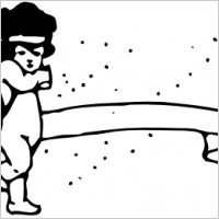 Cupid Ribbon clip art