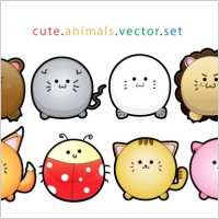 Cute Animals Vector
