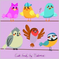 Cute Bird Vectors!!!