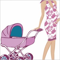 cute cartoon mother 02 vector