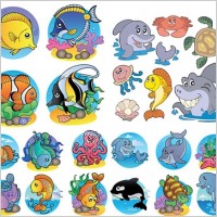 Cute Cartoony Fish Vectors