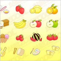 Cute icon vector material goods-1