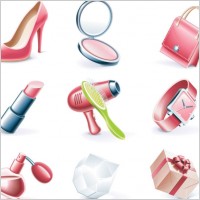 daily cosmetics 03 vector