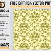 Damask seamless pattern