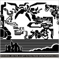 
								Dark Noveau Vector							