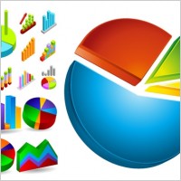 data analysis and statistics icon vector