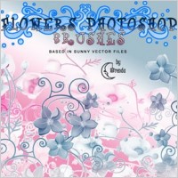 Deco Flowers Photoshop Brushes