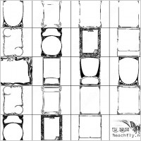 decorative frames brush