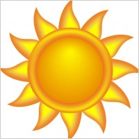 Decorative Sun clip art