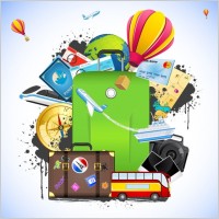 design elements vector fashion travel