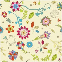 Designious Free Retro Seamless Pattern Vector