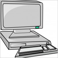 Desktop Computer clip art