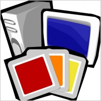 Desktop Lcd Monitor Tower Computer clip art