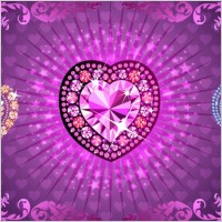 Diamond Heart Vectors