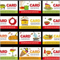 diet class lovely card template vector