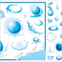 different forms of water vector