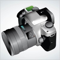 Digital Camera Vector