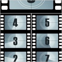 digital countdown vector film titles