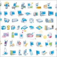 Digital Technology Icons