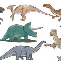 Dinosaurs vector