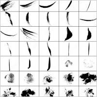 dirty ink brush
