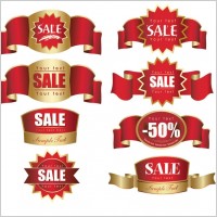 discount label sales vector