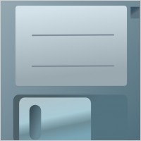 Diskette Icon clip art