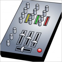 Dj Audio Mixer clip art