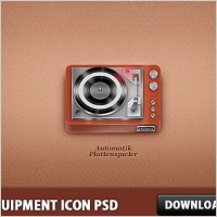 DJ Equipment Icon PSD