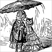  Dog  Cat  Umbrella clip art