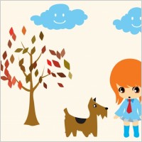 Dog Walking Girl
