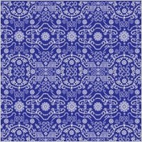 Dot Flower Pattern, Vector EPS Pattern Tutorial Design