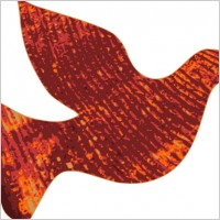Dove Out Of Wood clip art