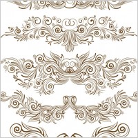 draft fine line pattern vector