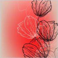 draft line pattern 03 vector