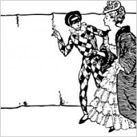 Drama Scroll clip art