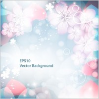 dream vector background 1 flashing flowers