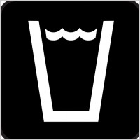 Drink Beverage Map Sign clip art